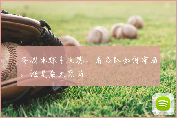 备战冰球半决赛!看各队如何布局,谁是最大黑马